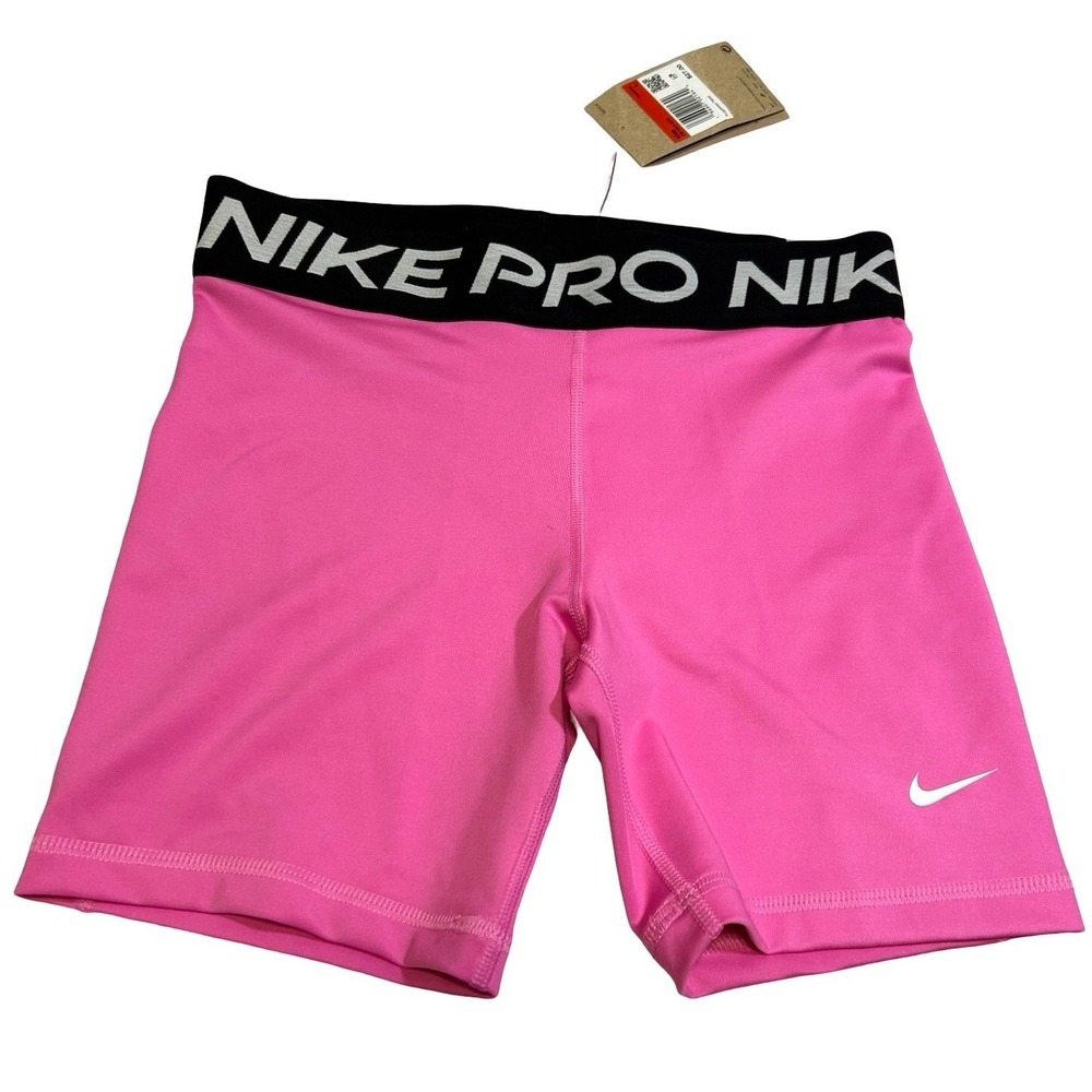 Nike Pro Dri-FIT Tight Fit Compression Shorts Pink Sz L NWT